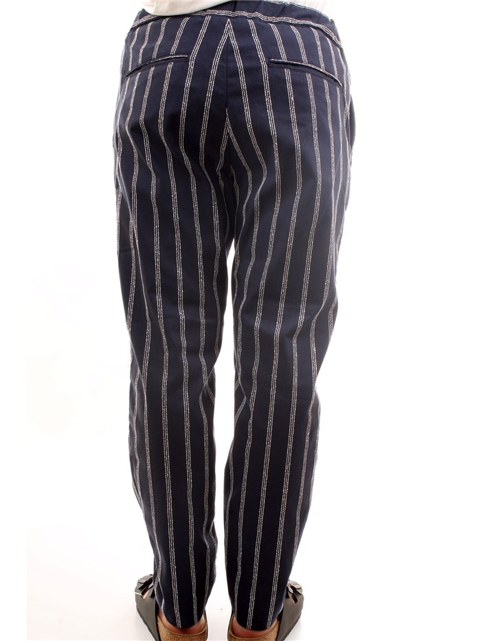 HISTORY LAB 21PG1694 Blu Abbigliamento Uomo Pantaloni