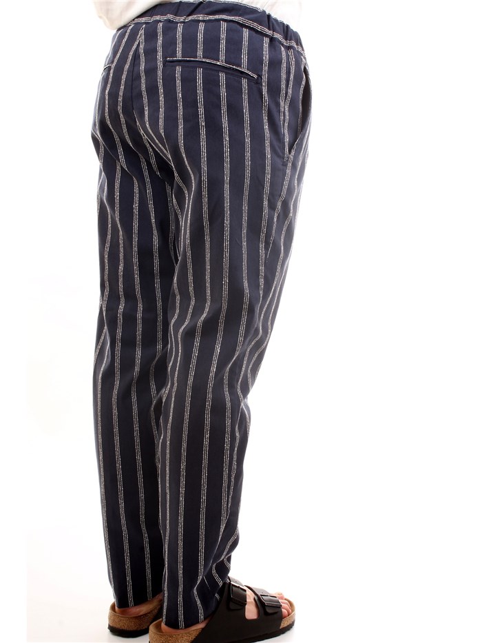 HISTORY LAB 21PG1694 Blu Abbigliamento Uomo Pantaloni