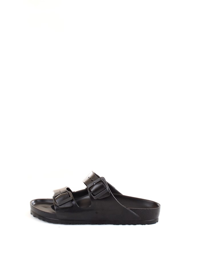 BIRKENSTOCK 0129421 Black Shoes Unisex Slippers