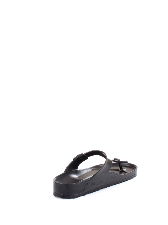 BIRKENSTOCK 0128201 Black Shoes Unisex Thongs
