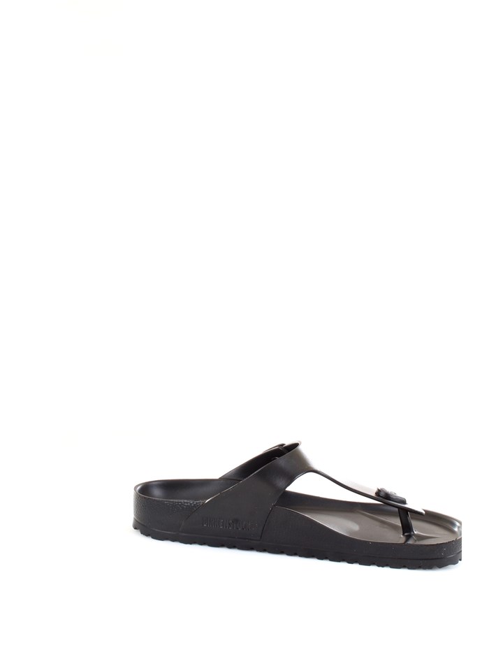 BIRKENSTOCK 0128201 Black Shoes Unisex Thongs