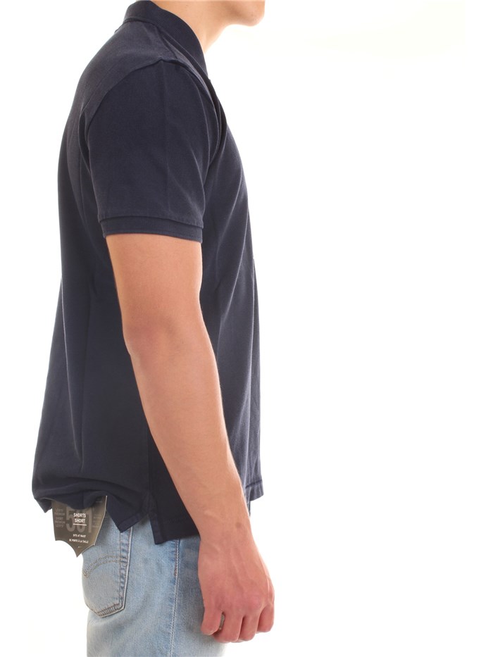 NAPAPIJRI NP0A4FA Blue Clothing Man Polo shirt