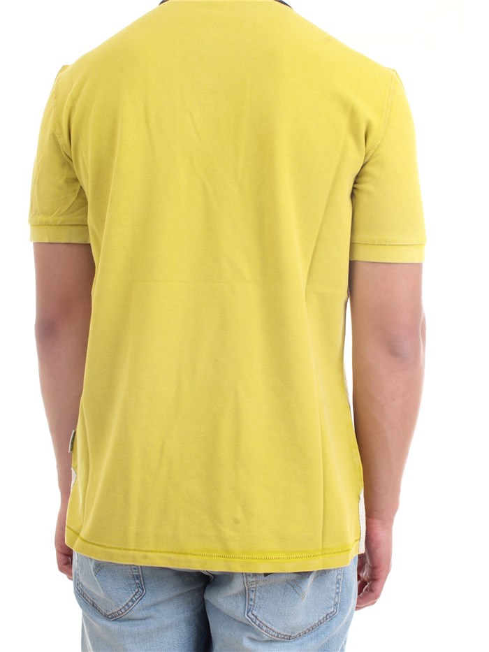 NAPAPIJRI NP0A4F6D Yellow Clothing Man Polo shirt