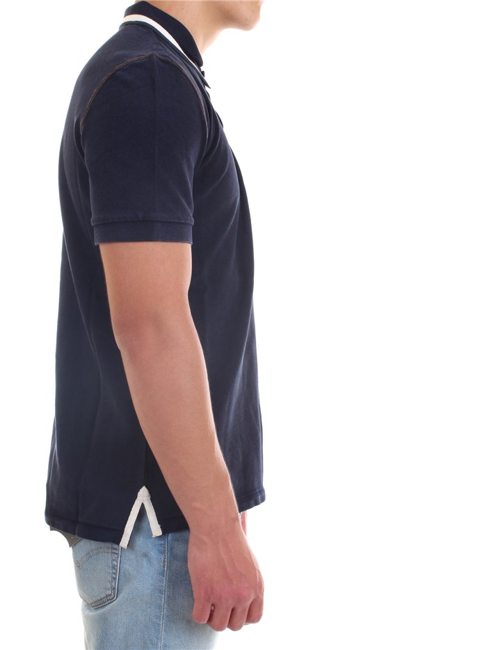 NAPAPIJRI NP0A4F6D Blue Clothing Man Polo shirt