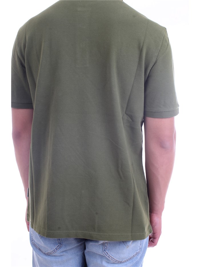 NAPAPIJRI NP0A4FUO Green Clothing Man Polo shirt