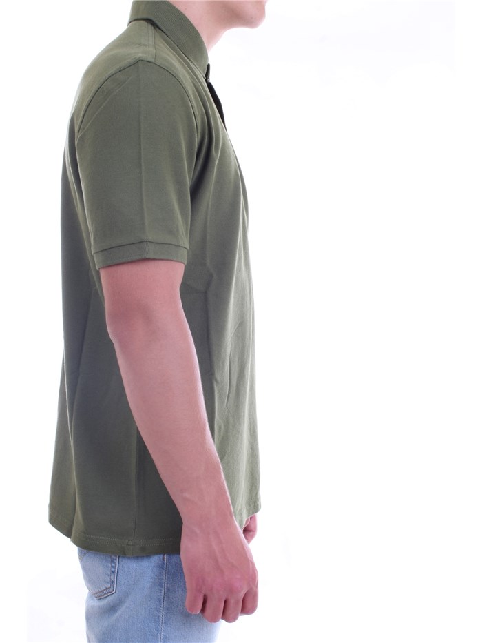 NAPAPIJRI NP0A4FUO Green Clothing Man Polo shirt