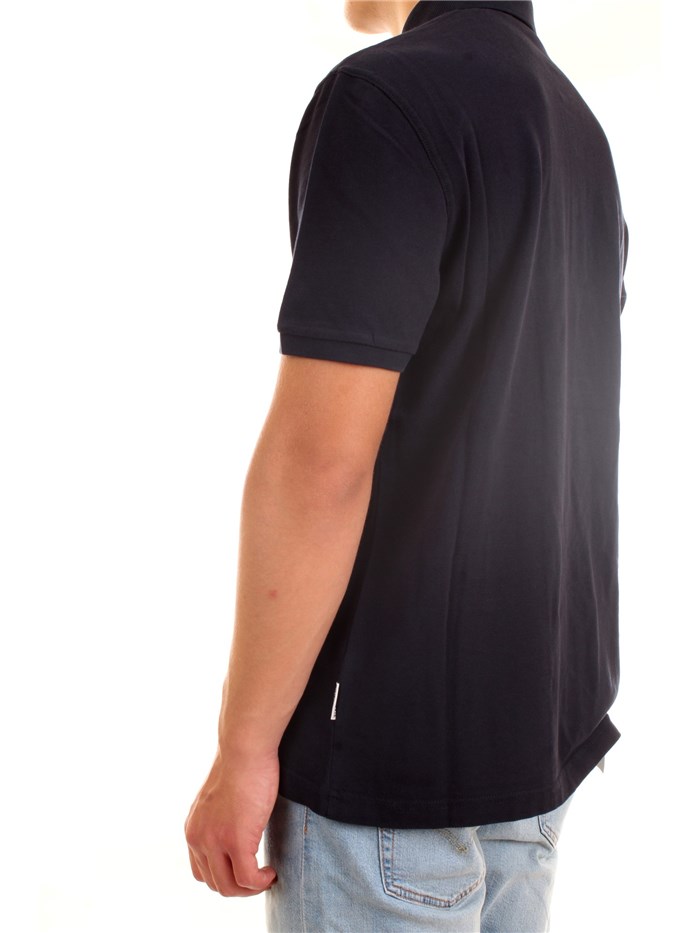 NAPAPIJRI NP0A4FUO Blue Clothing Man Polo shirt