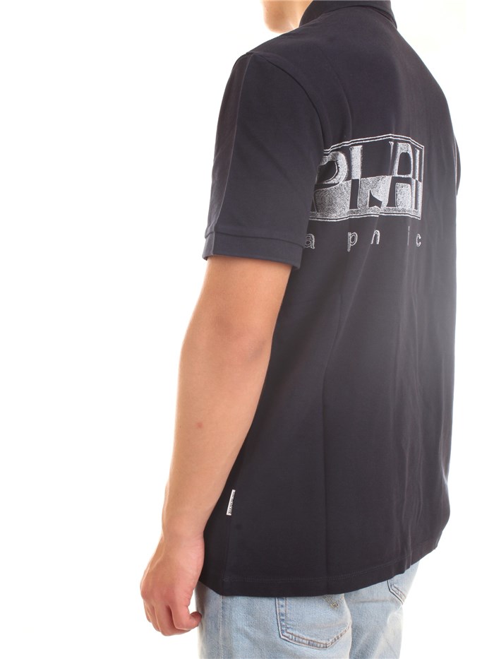 NAPAPIJRI NP0A4FA4 Blue Clothing Man Polo shirt