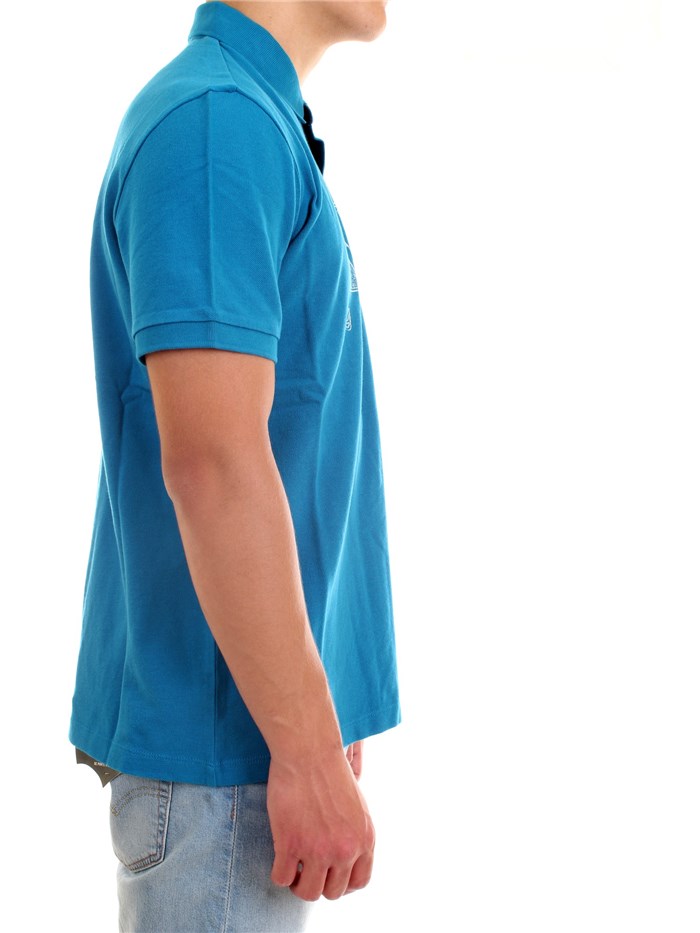 NAPAPIJRI NP0A4FA4 Light blue Clothing Man Polo shirt