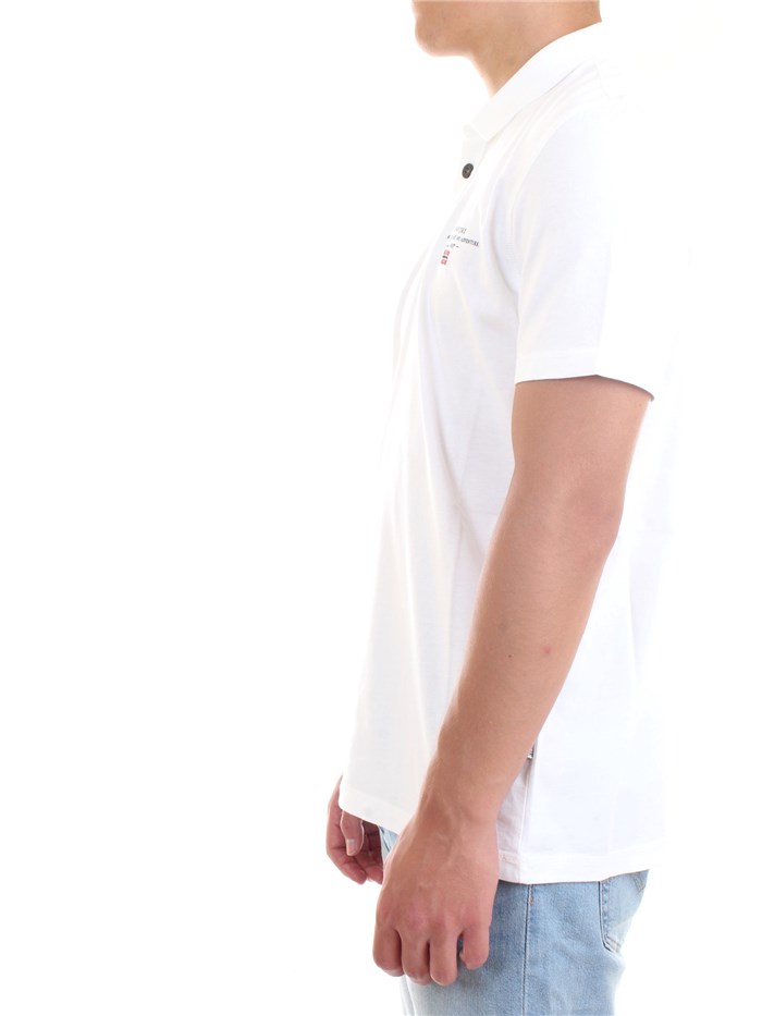 NAPAPIJRI NP0A4F9P Bianco Abbigliamento Uomo Polo