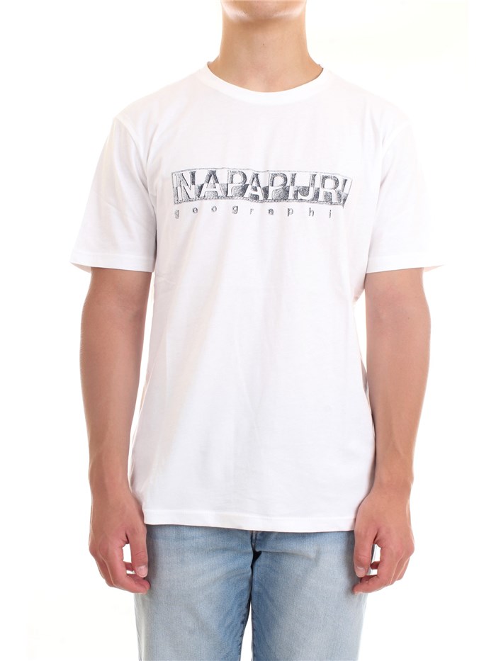 NAPAPIJRI NP0A4F9O White Clothing Man T-Shirt/Polo NAPAPIJRI NP0A4F9O White Clothing Man T-Shirt/Polo
