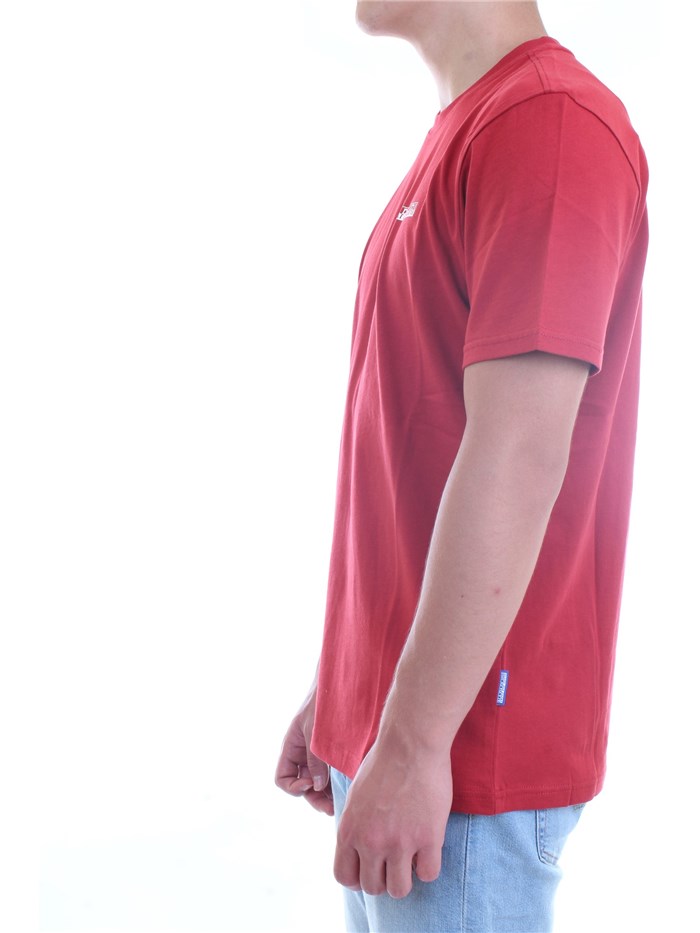 NAPAPIJRI NP0A4F7F Red Clothing Man T-Shirt/Polo