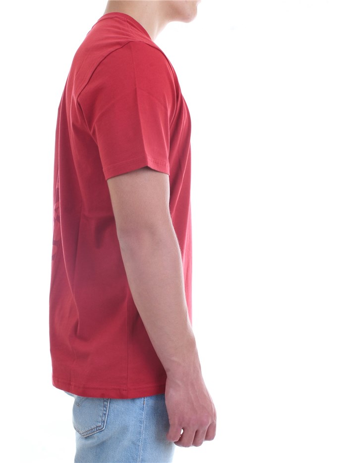 NAPAPIJRI NP0A4F7F Red Clothing Man T-Shirt/Polo