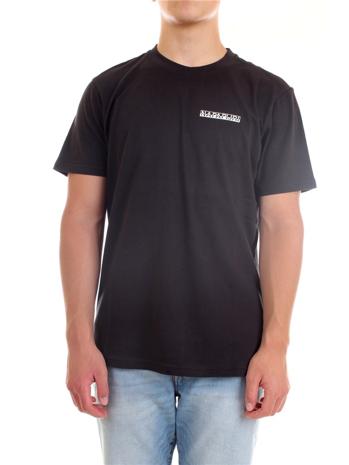 NAPAPIJRI NP0A4F7F Black Clothing Man T-Shirt/Polo