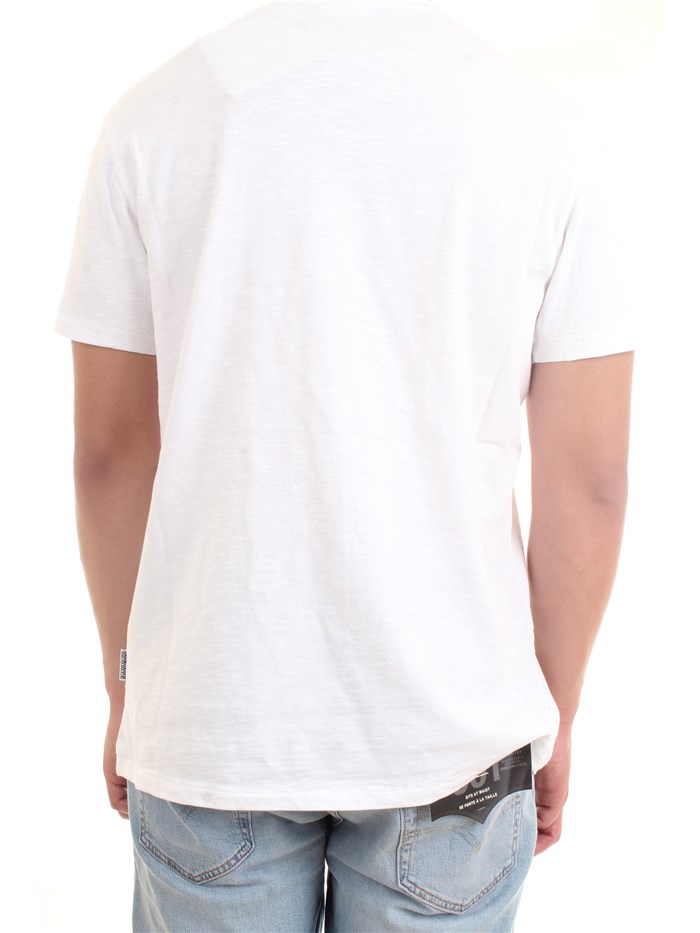 NAPAPIJRI NP0A4F6J White Clothing Man T-Shirt/Polo
