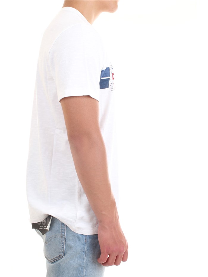 NAPAPIJRI NP0A4F6J White Clothing Man T-Shirt/Polo