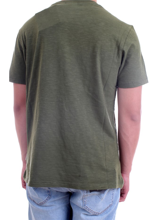 NAPAPIJRI NP0A4F6J Green Clothing Man T-Shirt/Polo