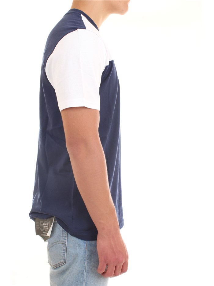 NAPAPIJRI NP0A4F6T Blue Clothing Man T-Shirt/Polo