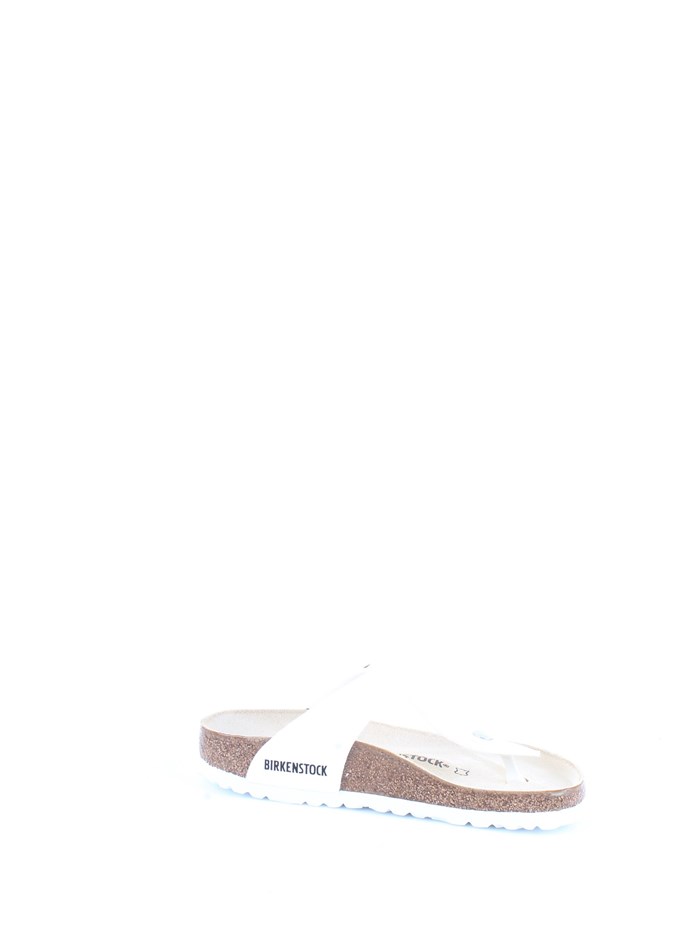 BIRKENSTOCK 0043731 White Shoes Woman Thongs
