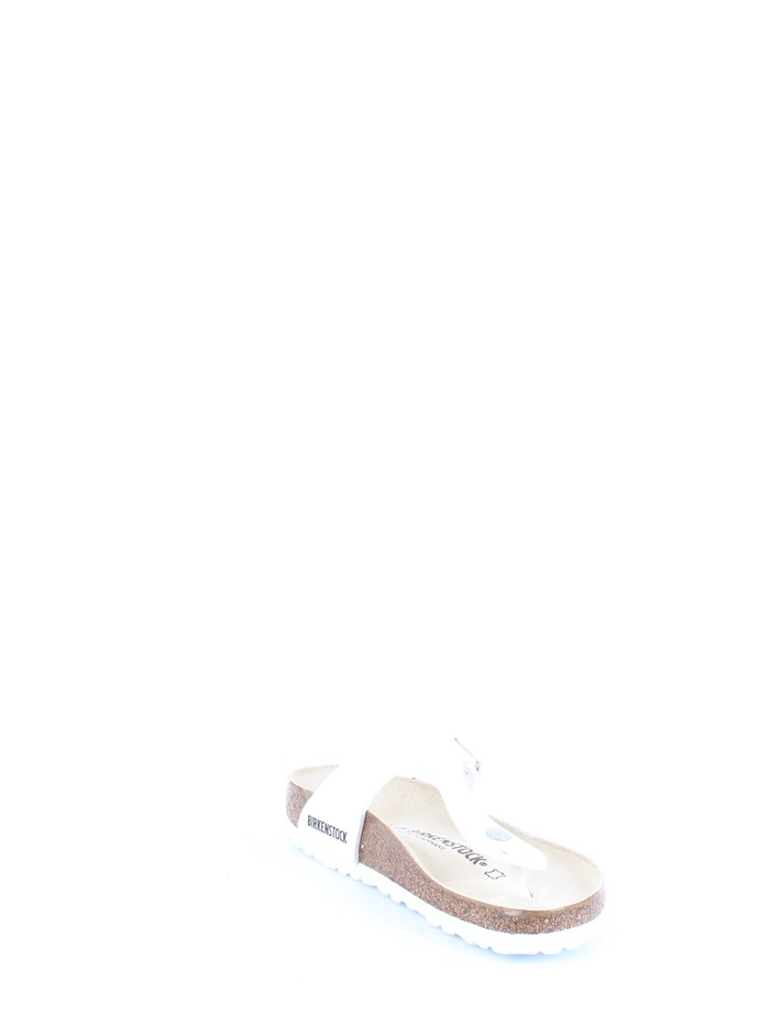 BIRKENSTOCK 0043731 White Shoes Woman Thongs