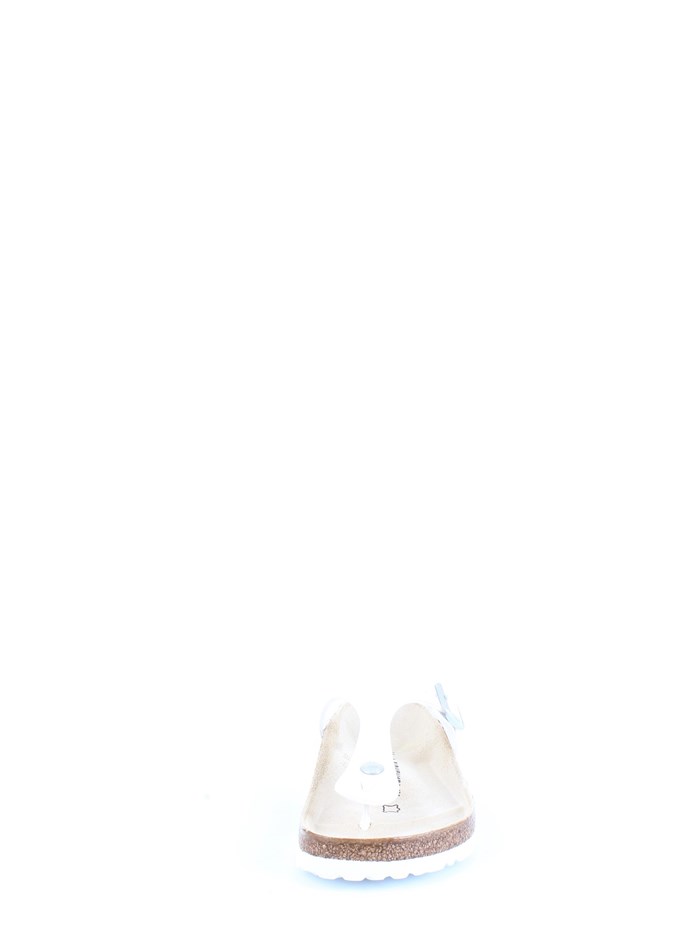 BIRKENSTOCK 0043731 White Shoes Woman Thongs