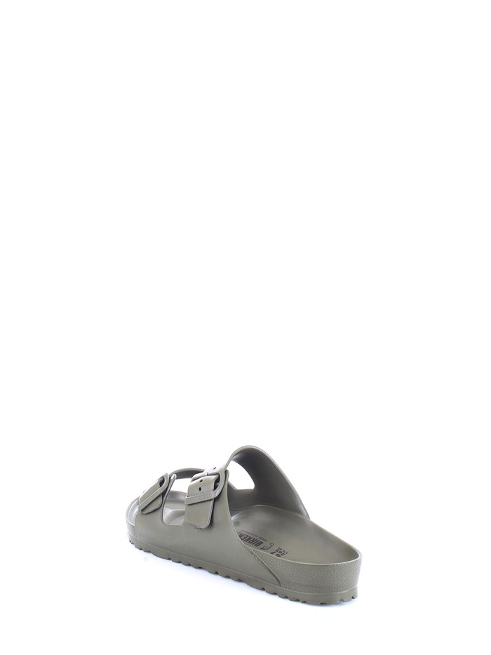 BIRKENSTOCK 1019094 Khaki green Shoes Unisex Slippers