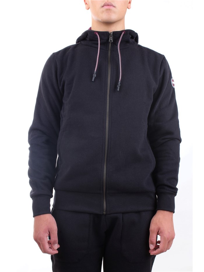 COLMAR ORIGINALS 8222 9WI Black Clothing Man Sweater COLMAR ORIGINALS 8222 9WI Black Clothing Man Sweater