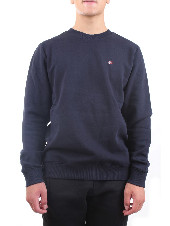 NAPAPIJRI NP0A4FQW Blue Clothing Man Sweater NAPAPIJRI NP0A4FQW Blue Clothing Man Sweater