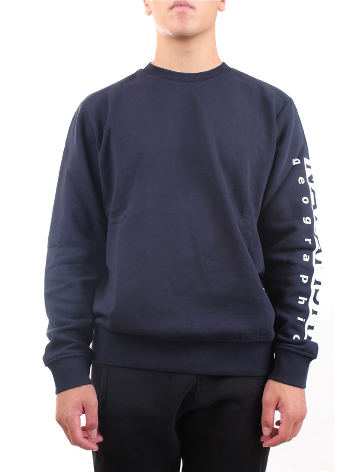 NAPAPIJRI NP0A4FQN Blue Clothing Man Sweater NAPAPIJRI NP0A4FQN Blue Clothing Man Sweater
