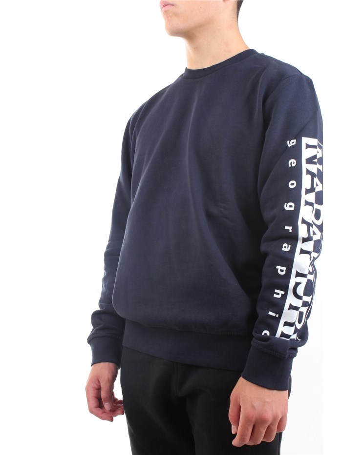 NAPAPIJRI NP0A4FQN Blue Clothing Man Sweater