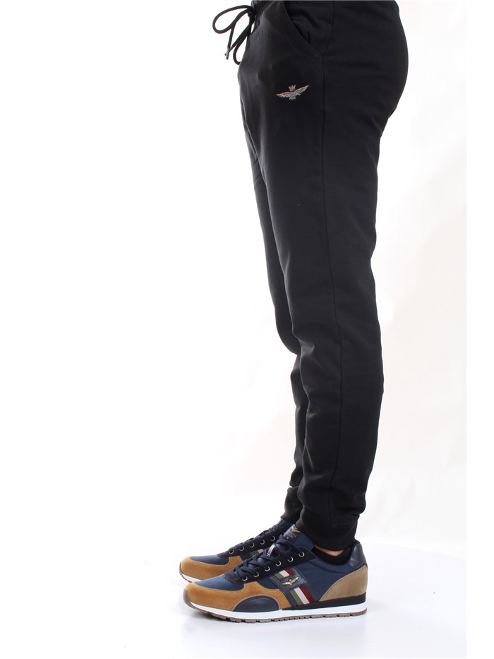 AERONAUTICA MILITARE 212PF819F439 Black Clothing Man Trousers