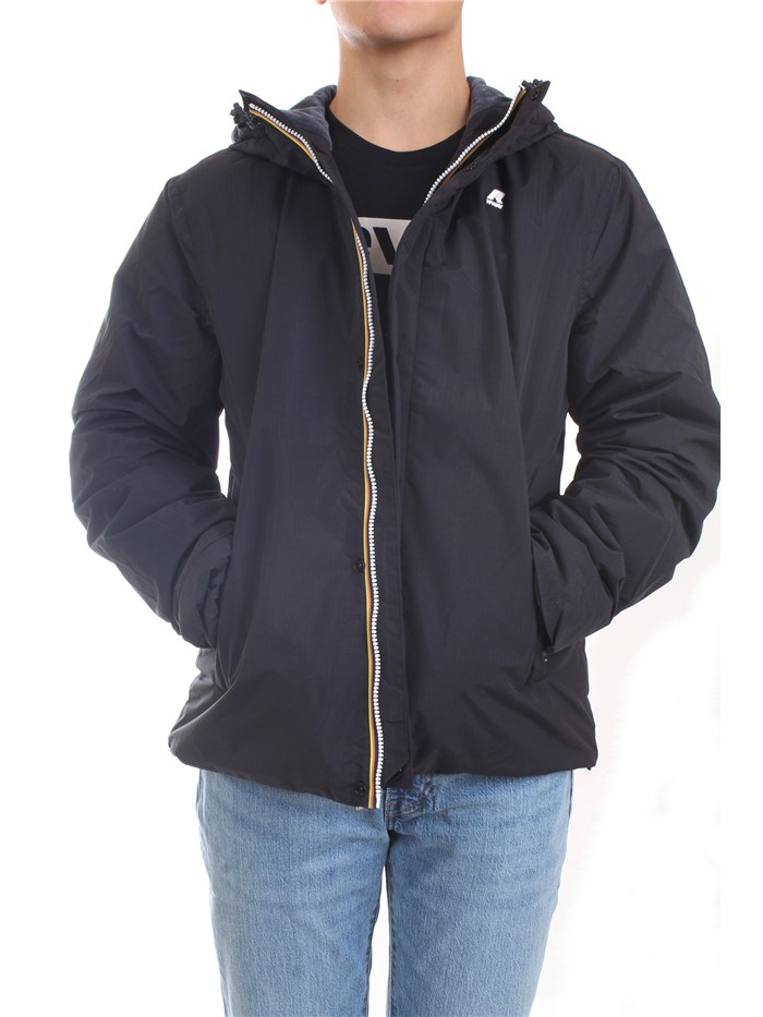 K-WAY K1119KW Black Clothing Man Jacket K-WAY K1119KW Black Clothing Man Jacket
