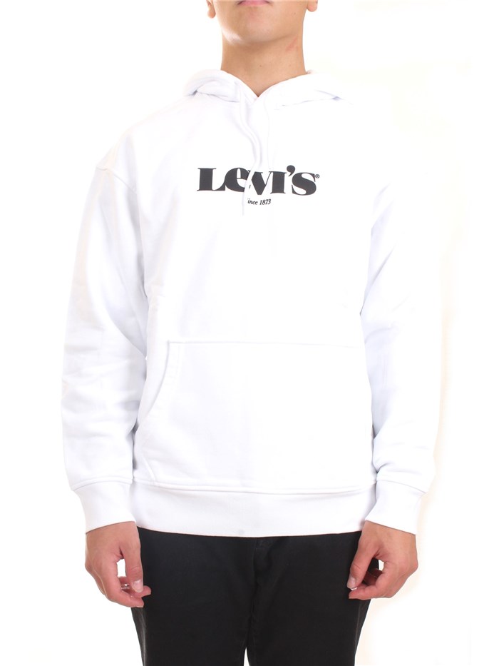 LEVI'S 38479 White Clothing Man Sweater LEVI'S 38479 White Clothing Man Sweater