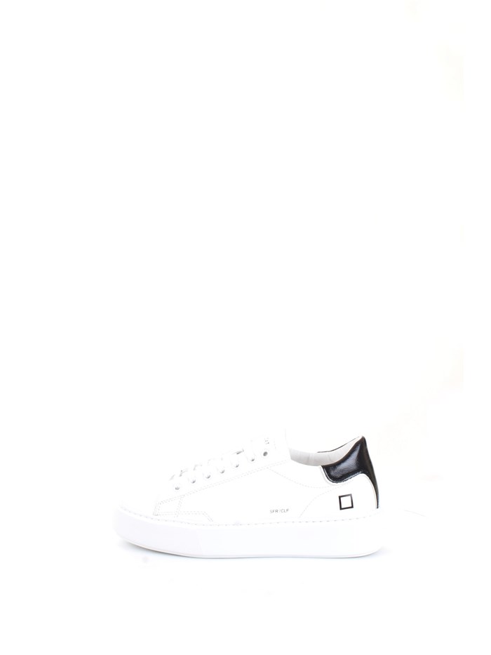 D.A.T.E. W351-SF-CA-WB White Shoes Woman Sneakers