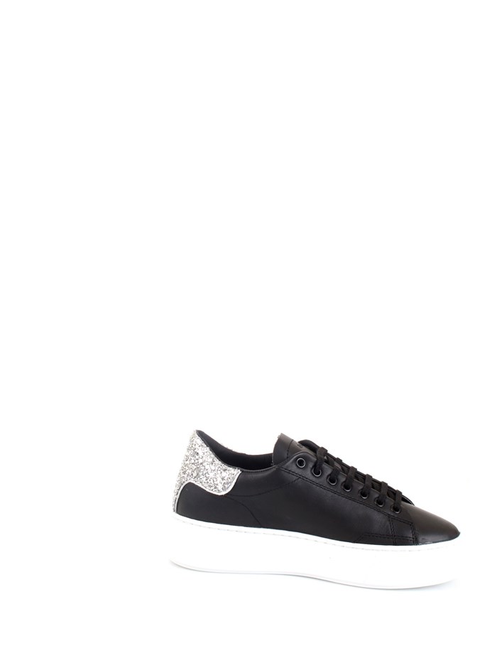 D.A.T.E. W351-SF-GL Black Shoes Woman Sneakers