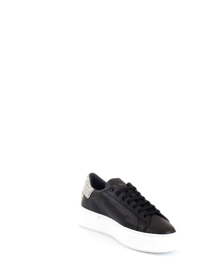 D.A.T.E. W351-SF-GL Black Shoes Woman Sneakers