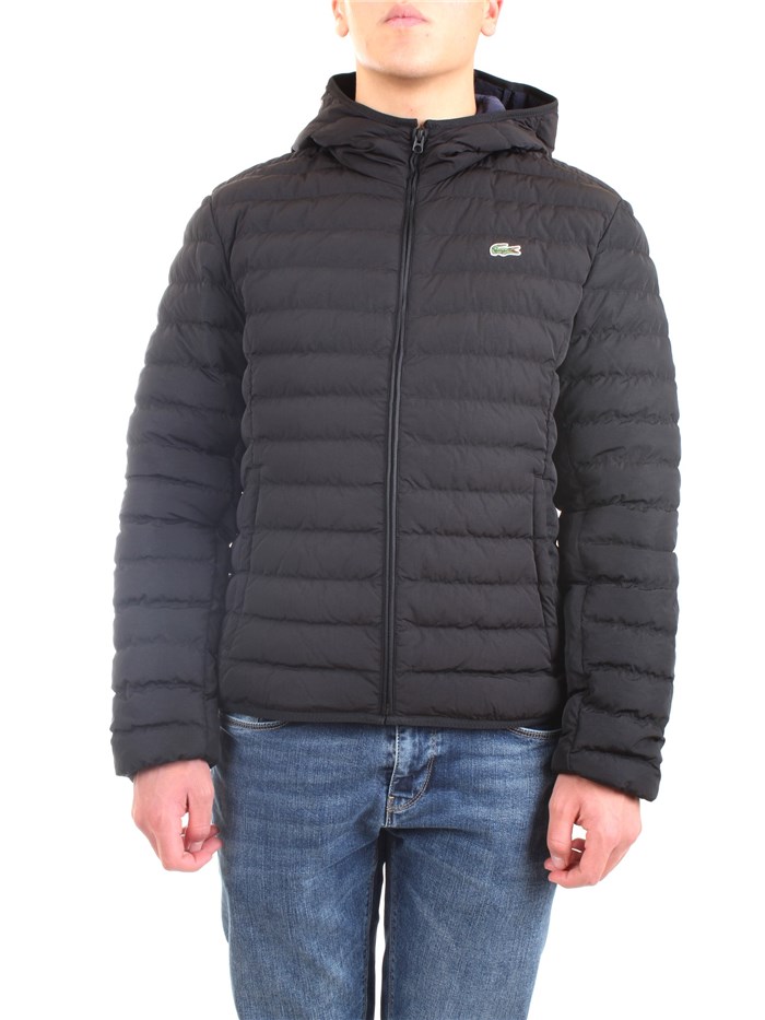 Lacoste BH1930 00 Black Clothing Man Duvet Lacoste BH1930 00 Black Clothing Man Duvet
