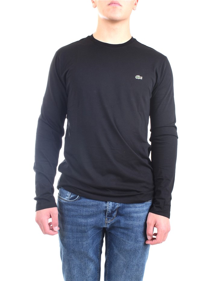 Lacoste TH6712 00 Nero Abbigliamento Uomo T-Shirt