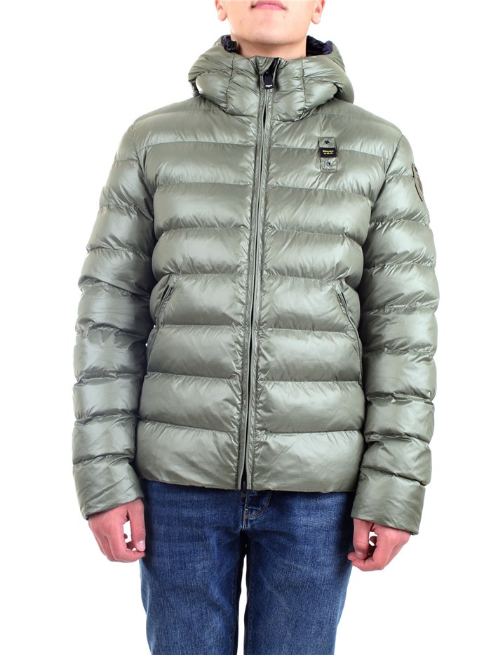 Blauer 21WBLUC02079 005958 Green Clothing Man Duvet Blauer 21WBLUC02079 005958 Green Clothing Man Duvet