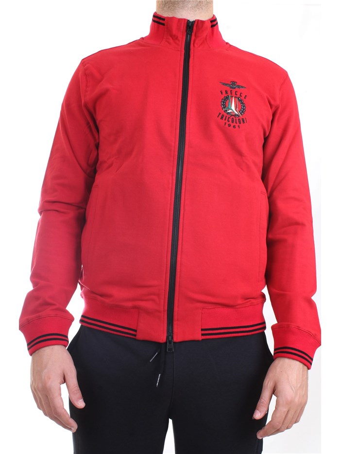 AERONAUTICA MILITARE 212FE1625F439 Red Clothing Man Sweater AERONAUTICA MILITARE 212FE1625F439 Red Clothing Man Sweater