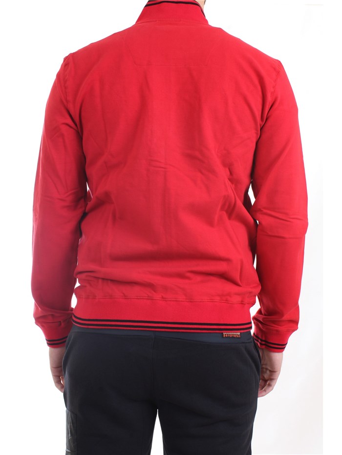 AERONAUTICA MILITARE 212FE1625F439 Red Clothing Man Sweater