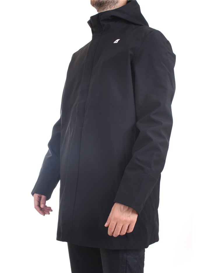 K-WAY K81116FW Black Clothing Man Duvet