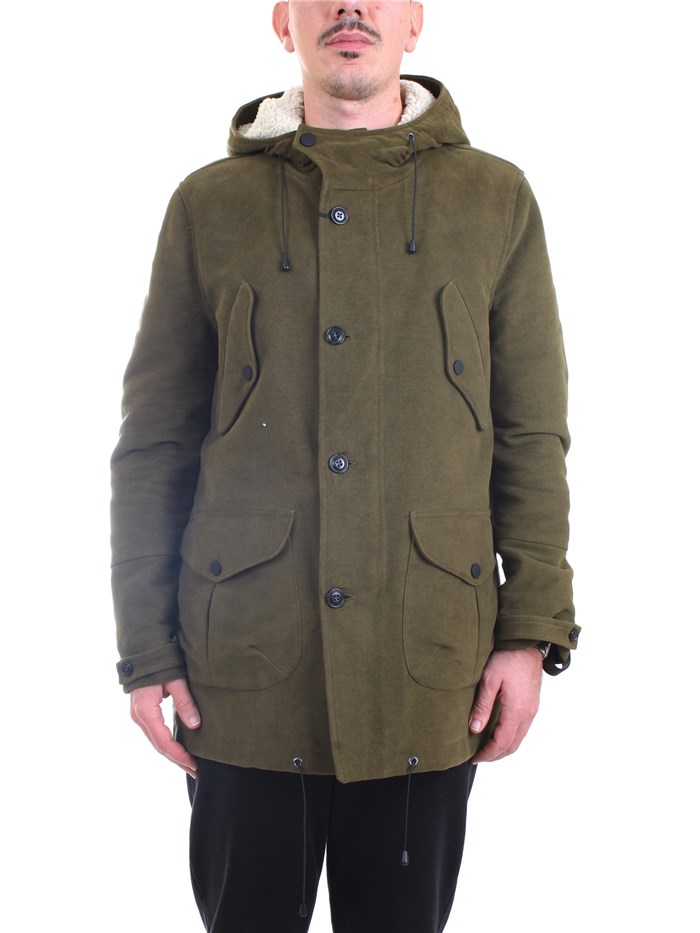 Officina36 0484008468 Military green Clothing Man PARKA Officina36 0484008468 Military green Clothing Man PARKA