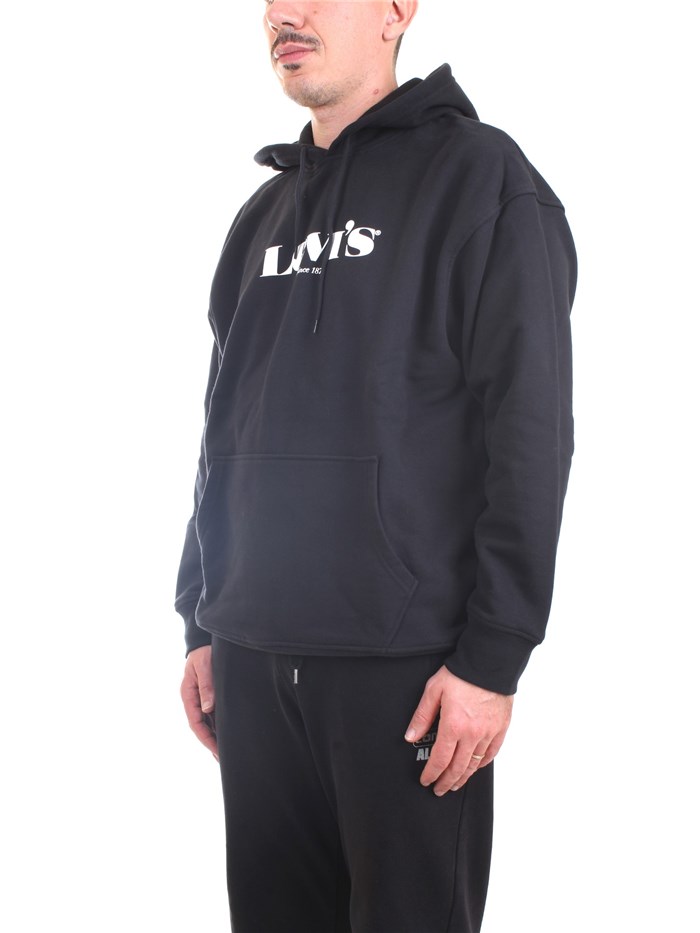 LEVI'S 38479 Black Clothing Man Sweater