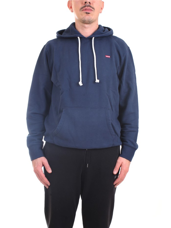 LEVI'S 34581 Blue Clothing Man Sweater LEVI'S 34581 Blue Clothing Man Sweater