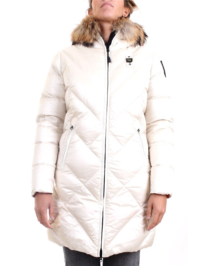 Blauer 21WBLDK03043 004938 White Clothing Woman Duvet Blauer 21WBLDK03043 004938 White Clothing Woman Duvet