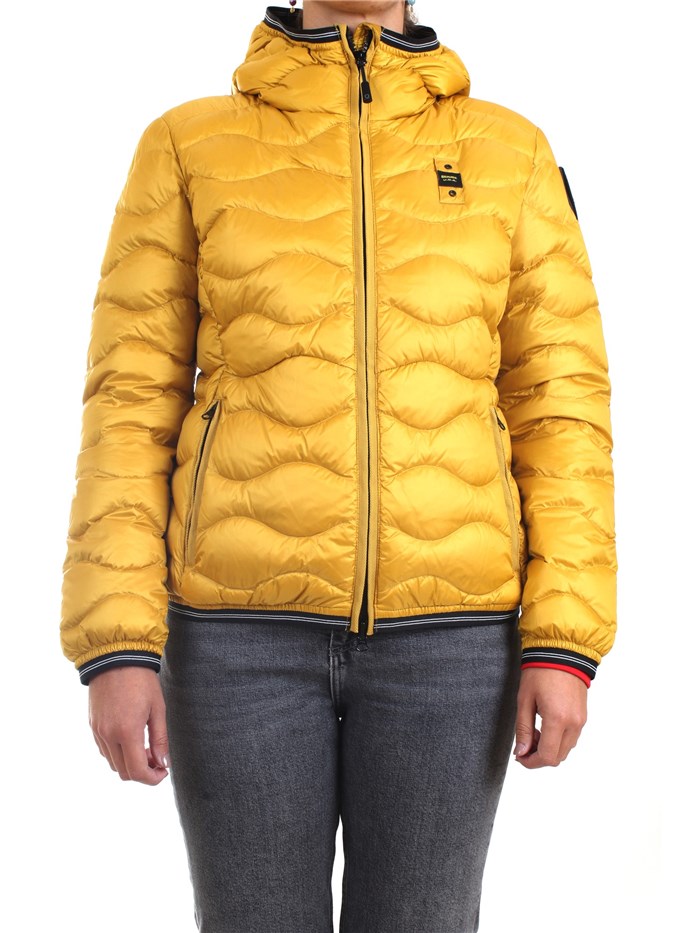 Blauer 21WBLDC03092 004938 Yellow Clothing Woman Duvet Blauer 21WBLDC03092 004938 Yellow Clothing Woman Duvet