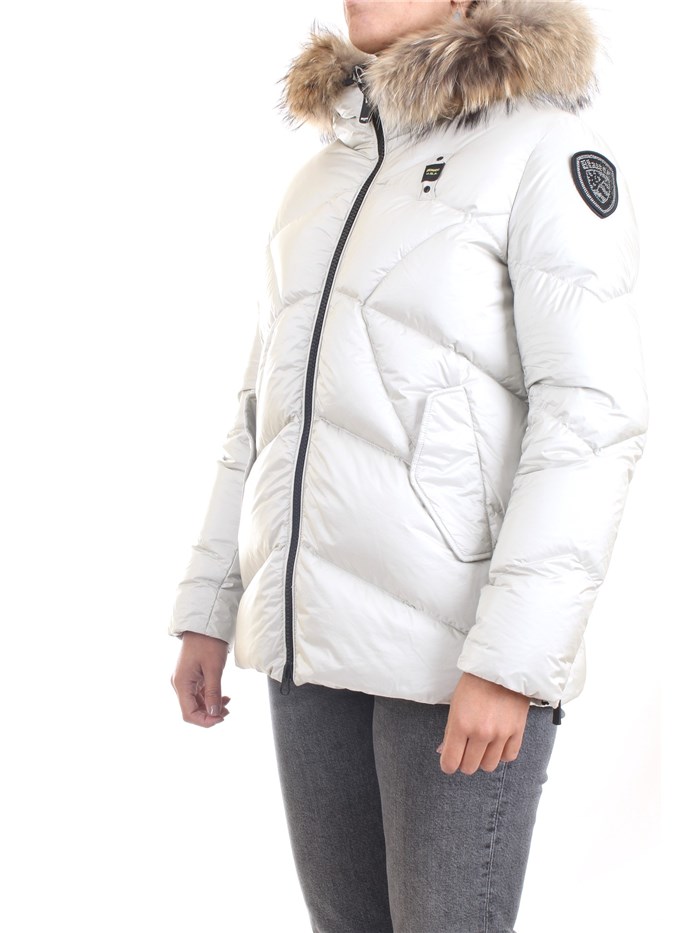 Blauer 21WBLDC03112 006049 White Clothing Woman Duvet