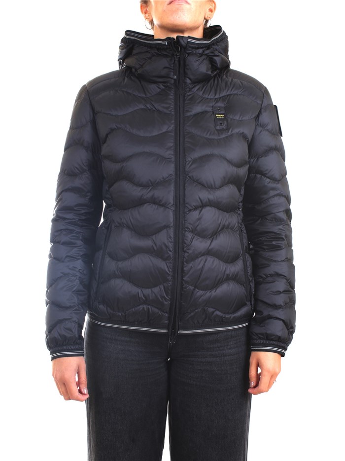 Blauer 21WBLDC03092 004938 Black Clothing Woman Duvet Blauer 21WBLDC03092 004938 Black Clothing Woman Duvet