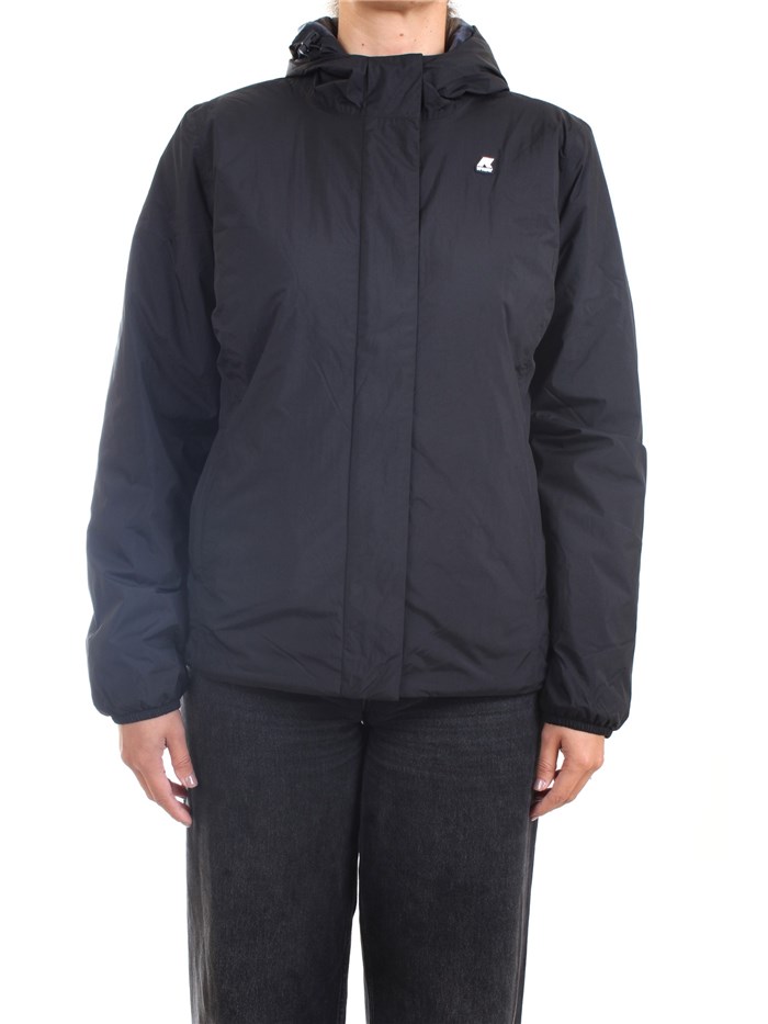 K-WAY K1119RW A3C Black Clothing Woman Duvet K-WAY K1119RW A3C Black Clothing Woman Duvet